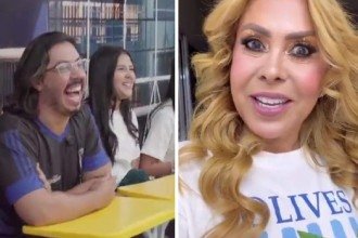 Professor ganhou vídeo especial e dois convites da cantora Joelma -  (crédito: Redes sociais)