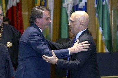 Como a decisão de Moraes altera a escolta de Jair Bolsonaro -  (crédito: Foto: Fabio Rodrigues-Pozzebom/Agência Brasil)