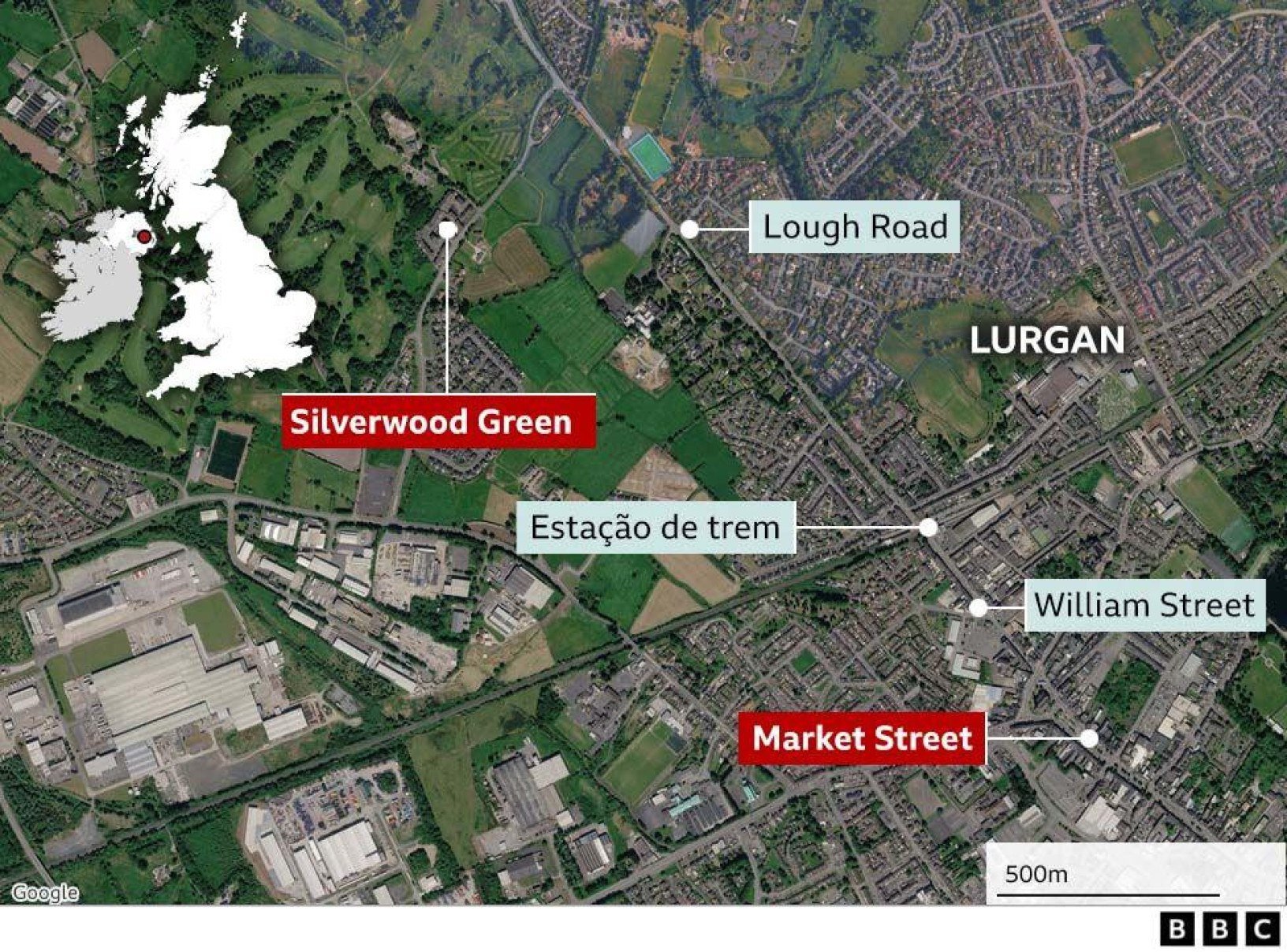 Uma imagem de redes sociais mostra Stephen McCullagh usando um chapéu preto e uma peruca. Promotores afirmaram no julgamento que a imagem se assemelha ao homem que aparece nas imagens caminhando pelo centro de Lurgan -  (crédito: BBC)