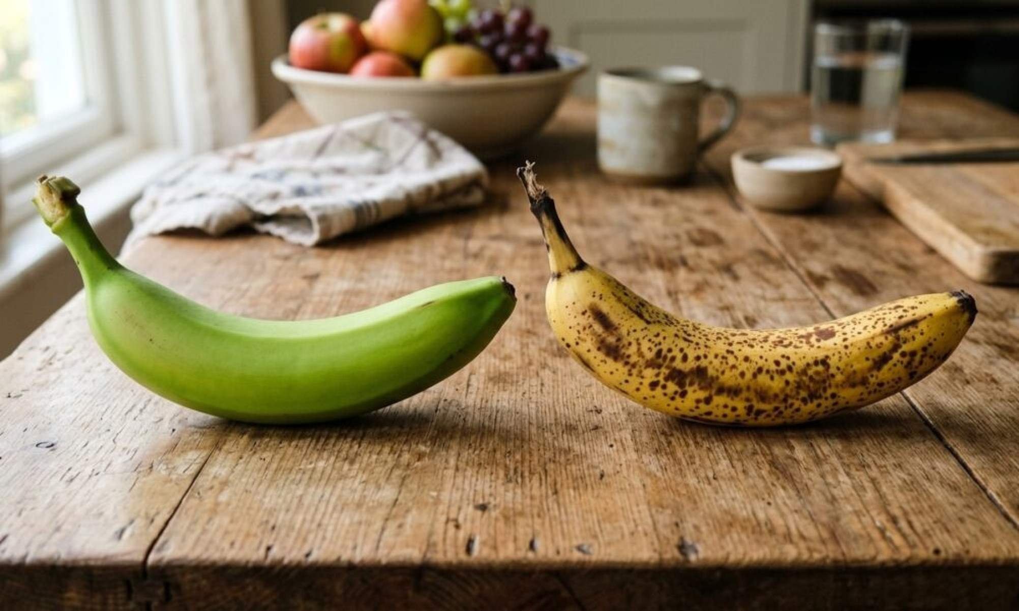 A banana que parece menos gostosa pode ser a melhor para o intestino em muitos casos -  (crédito: Tupi)