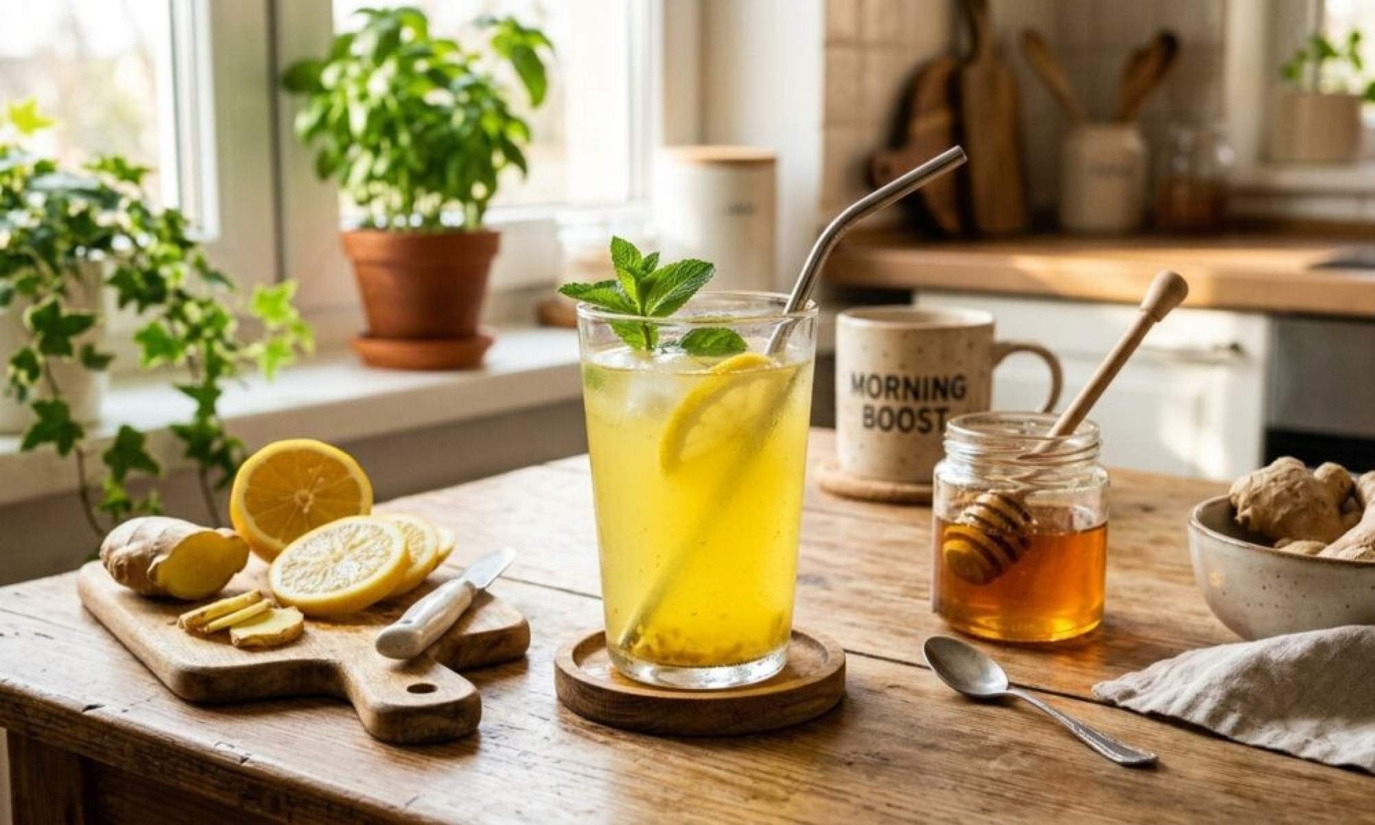 Ela começou a beber isso às 6h da manhã por 7 dias e a mudança na disposição chamou atenção -  (crédito: Tupi)