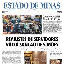 CONFIRA A CAPA DO ESTADO DE MINAS DO DIA 27/03/2026 - CAPA DO ESTADO DE MINAS 