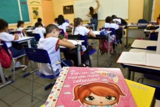Sala de aula de escola em Brasília (DF); imagem meramente ilustrativa -  (crédito: Pillar Pedreira/Agência Senado)