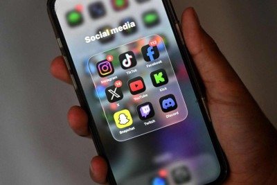 Justiça americana decidiu que redes sociais prejudicaram saúde mental de jovem -  (crédito: AFP)