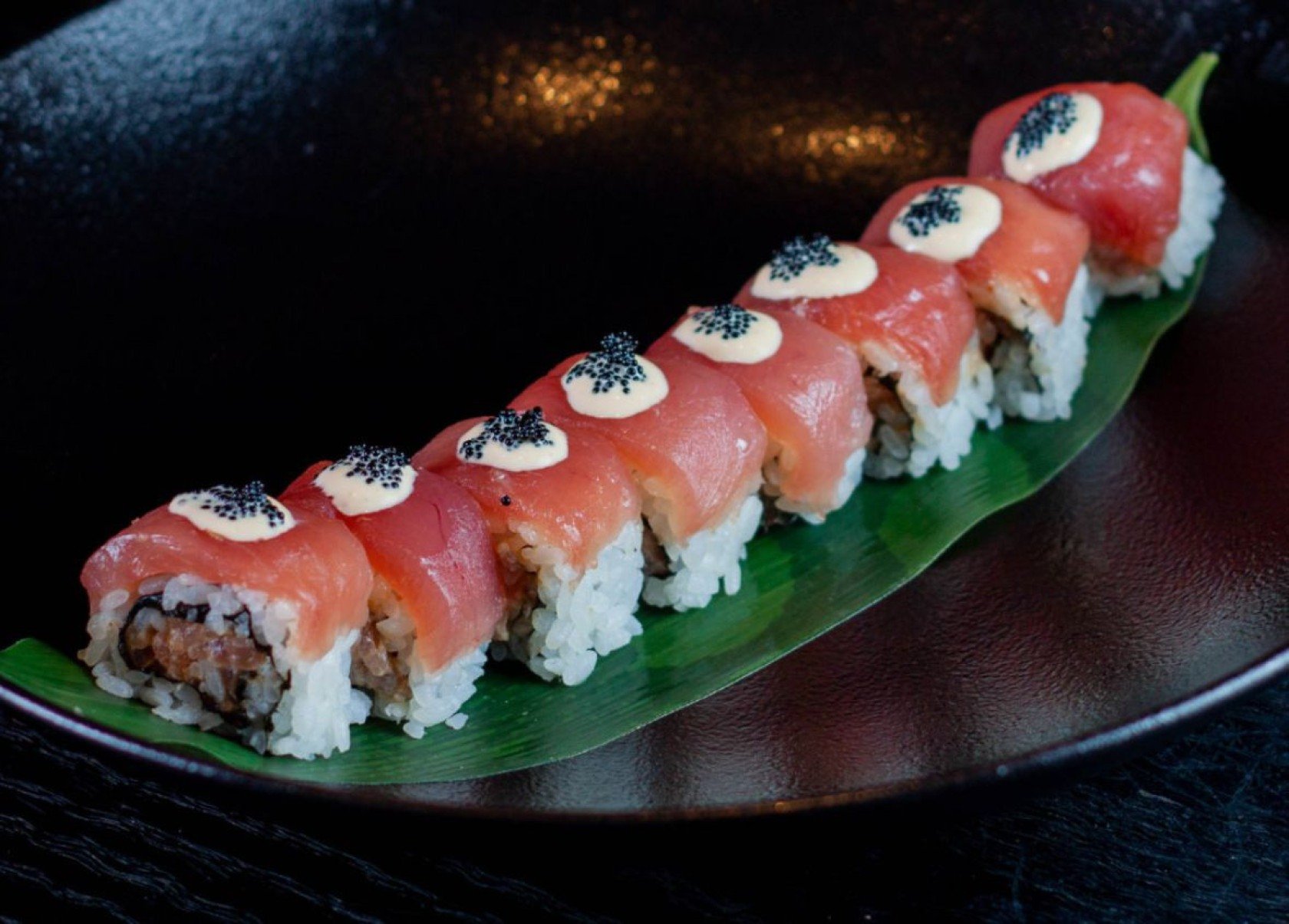 No Udon, o Uramaki Maguro Spicy leva ovas mujol