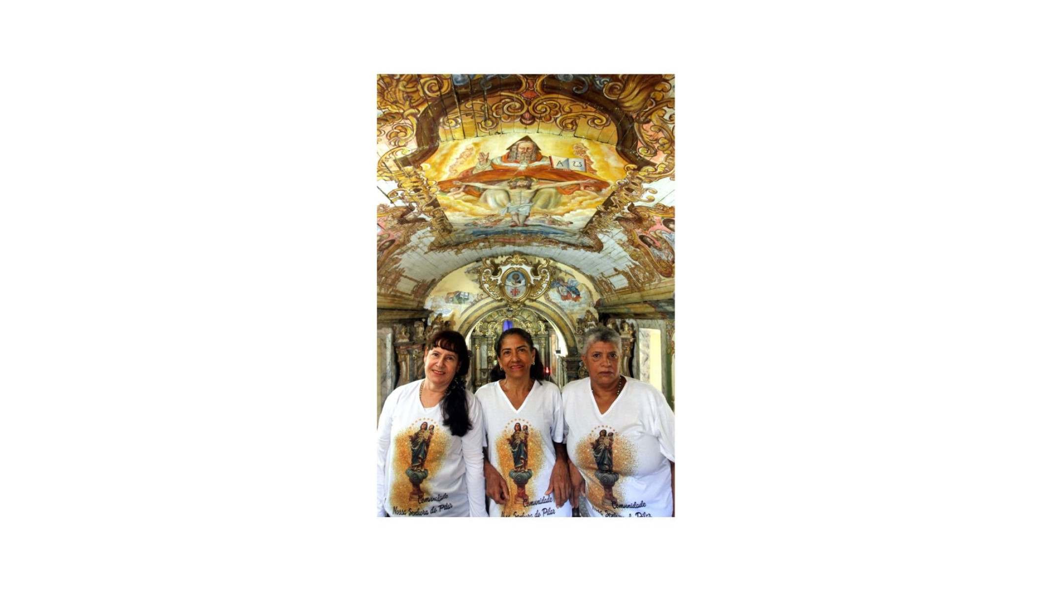 Forro da Capela Nossa Senhora do Pilar, no Hospicio da Terra Santa, no Centro Historico de Sabará (MG)