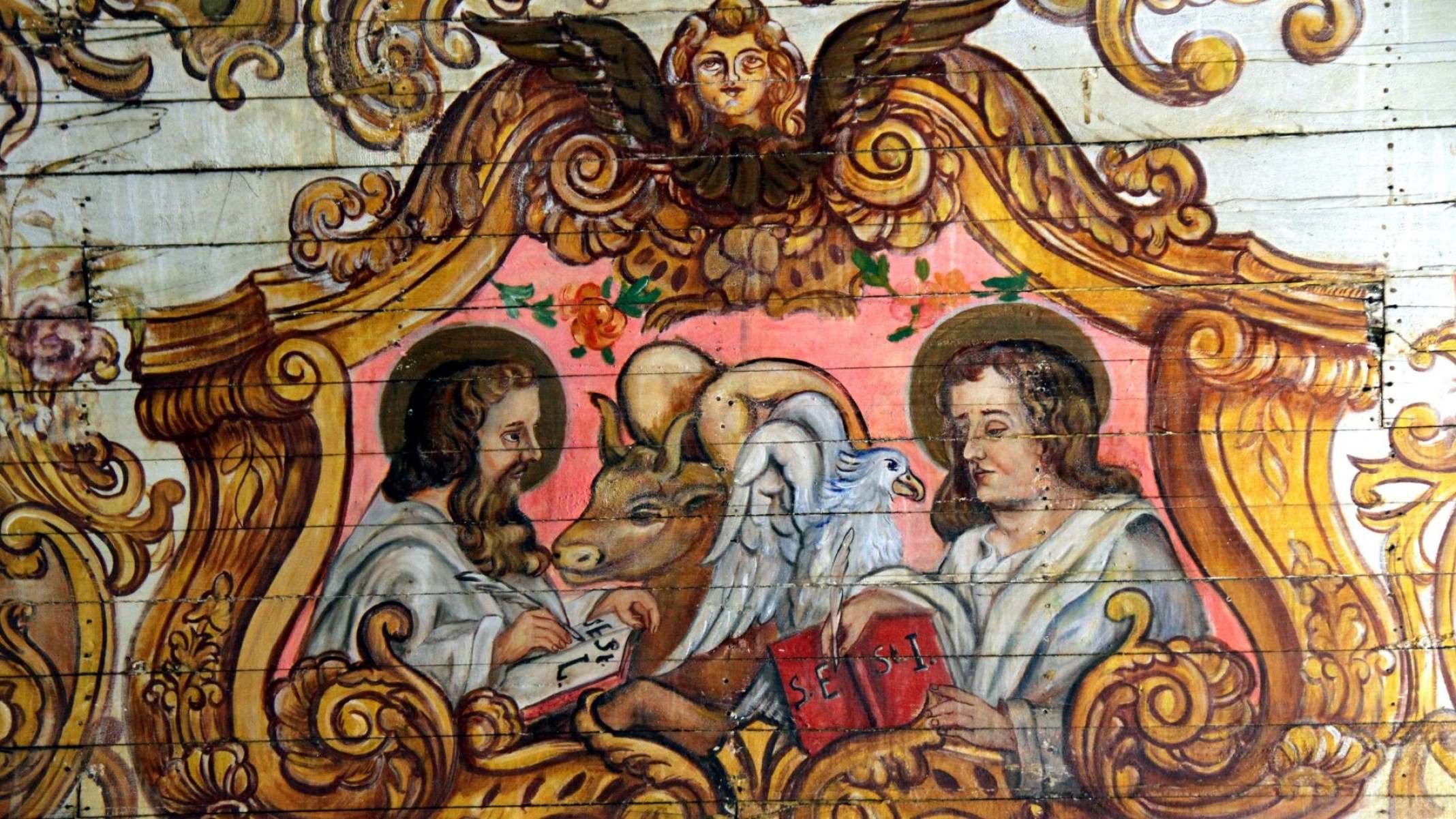 Forro da Capela Nossa Senhora do Pilar, no Hospicio da Terra Santa, no Centro Historico de Sabará (MG)