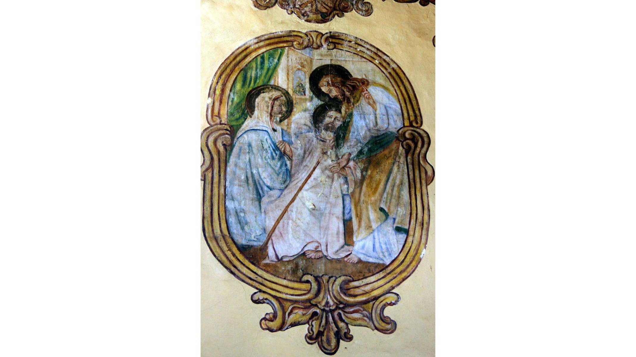 Forro da Capela Nossa Senhora do Pilar, no Hospicio da Terra Santa, no Centro Historico de Sabará (MG)