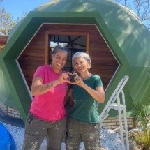 Ideia surgiu de desenho em guardanapo: brasileiras criam empresa de casas sustentáveis que ficam prontas em 45 dias - Reprodução/@domoself.br