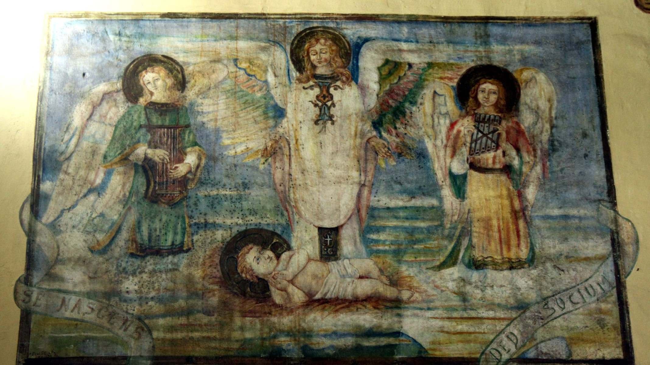 Forro da Capela Nossa Senhora do Pilar, no Hospicio da Terra Santa, no Centro Historico de Sabará (MG)