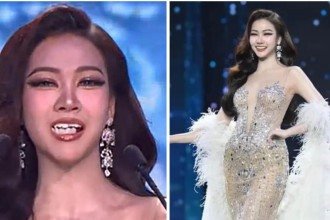 Prótese dentária de miss se soltou durante apresentação -  (crédito: Redes sociais)