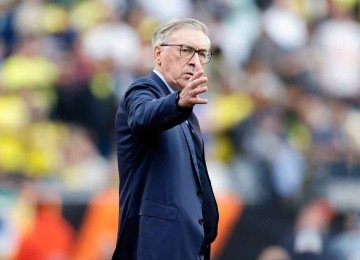 O aproveitamento de 51,85% da Seleção brasileira sob o comando de Carlo Ancelotti não deixa a torcida animada -  (crédito: Rafael Ribeiro/CBF)