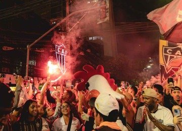 Os 118 anos do Atlético foram bastante comemorados pela Massa na última quarta-feira (25/3) -  (crédito: Pedro Souza / Atlético)