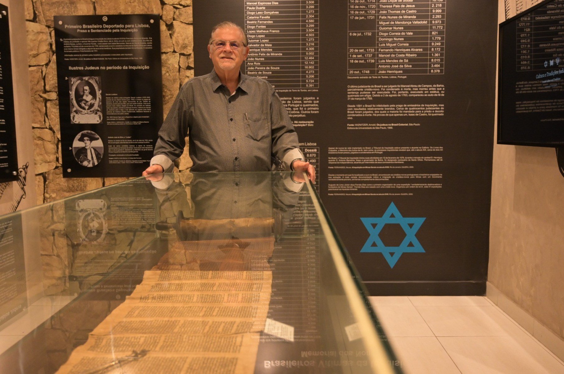 Marcelo Miranda Guimarães, fundador do Museu da História da Inquisição.