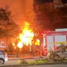 Casa do Saber: incêndio atinge biblioteca a céu aberto em BH  - Arquivo pessoal 