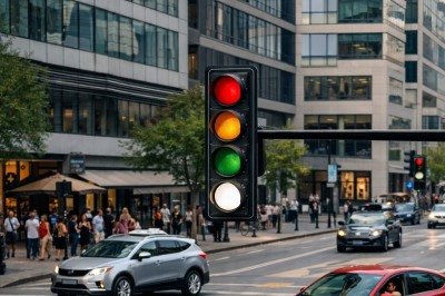 Com o aumento do número de carros autônomos nas ruas, ou seja, veículos que não precisam de um motorista humano, o trânsito tende a passar por diversas mudanças. Por isso, especialistas indicam que, no futuro, serão necessárias novas regras para acompanhar essa transformação e facilitar a mobilidade.
 -  (crédito: Imagem gerada por I.A)