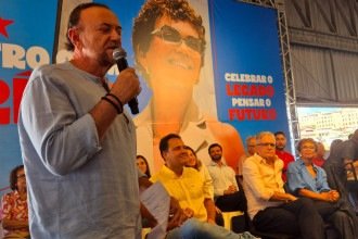 Presidente do PT, Edinho Silva -  (crédito: JAIR AMARAL/EM/DAPRESS)