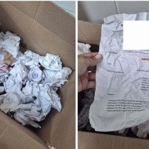 Cliente recebe encomenda que comprou on-line embalada com currículos - Redes sociais