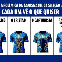 A camisa azul da Seleção