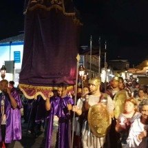 Imagem histórica de Nosso Senhor dos Passos percorre ruas de Santa Luzia - Gustavo Werneck/EM/D.A/Press