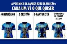 A camisa azul da Seleção