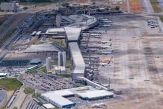 Aeroporto Internacional de Belo Horizonte, em Confins, chegou aos 42 anos no sábado -  (crédito:  BH Airport/Divulgação)