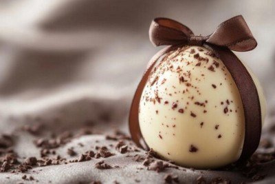 Para quem convive com a enxaqueca, chocolate branco pode ser uma alternativa mais segura em situações de maior consumo de chocolate, como em datas comemorativas -  (crédito: Freepik)