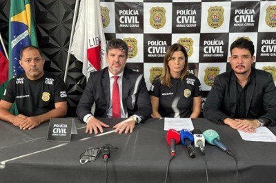 De acordo com a corporação, além de responder pelo homicídio, o suspeito também é investigado por fraude processual -  (crédito: Divulgação/PCMG)