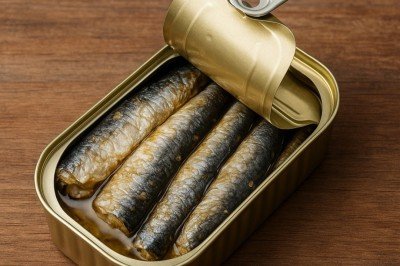 A sardinha é um dos alimentos mais ricos em cálcio. Recentemente, uma nutricionista chamada Maria Oliveira afirmou em entrevista ao jornal La Vanguardia que a sardinha possui muito mais cálcio do que o leite, que é tido como referência.  -  (crédito: Imagem gerada por i.a )