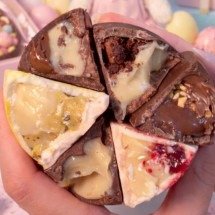 Ovos em fatias são sensação da Páscoa de 2026 - Incantàre Doceria/Divulgação