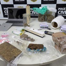Homem é preso suspeito de vender drogas em academias de luxo em BH - Divulgação/PCMG