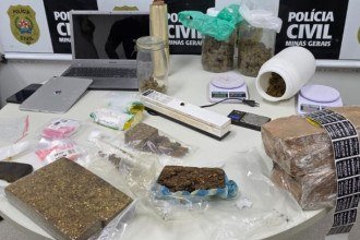 As drogas eram comercializadas para um público de maior poder aquisitivo, com atuação em locais como academias de musculação. -  (crédito: Divulgação/PCMG)