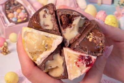 Ovos em fatia possibilitam que o cliente experimente diversos sabores  -  (crédito: Incantàre Doceria/Divulgação)