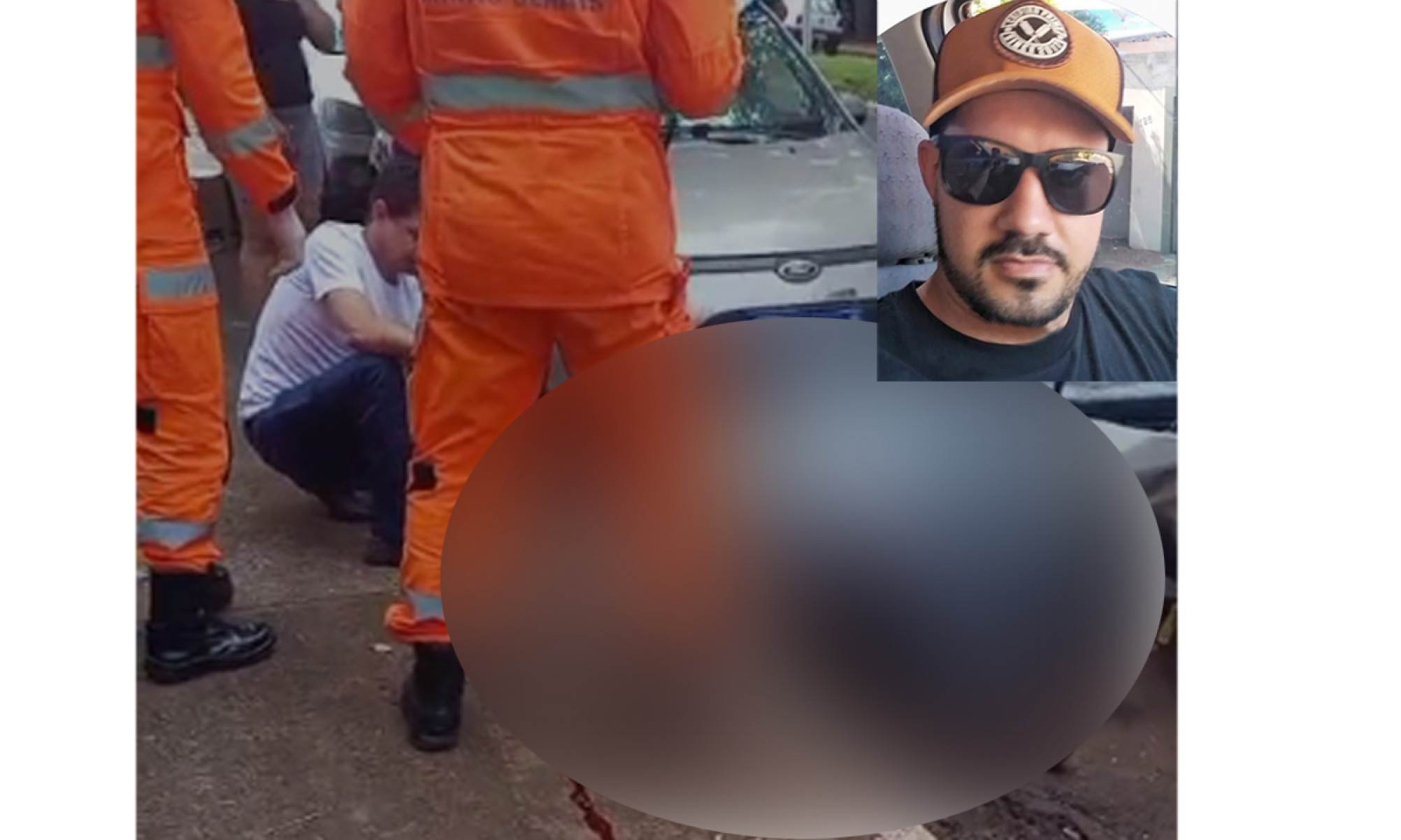 Homem que matou a esposa &eacute; executado a luz do dia em avenida de MG -  (crédito: Redes Sociais/Divulga&ccedil;&atilde;o)