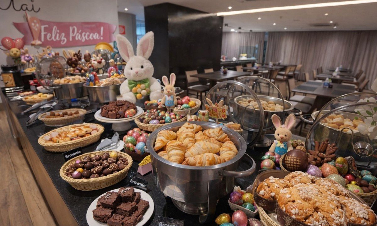 Neste domingo (5/5), o Hotel Intercity BH Expo transforma o caf&eacute; da manh&atilde; em um momento especial, combinando um card&aacute;pio tem&aacute;tico de P&aacute;scoa