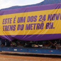 Novos trens chegam ao metrô de BH após décadas de espera -  Governo de Minas/Divulga&ccedil;&atilde;o