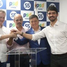 Pré-candidato ao Senado, Carlos Viana oficializa filiação ao PSD - Marcos Vieira/EM/D.A. Press