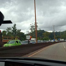 Acidente interdita faixas e trava trânsito na BR-040, sentido BH - Vera Schmitz/EM/D.A Press