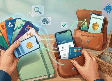  Ter conta em vários bancos pode trazer vantagens, mas também aumenta o risco de desorganização financeira e dívidas acumuladas.
 -  (crédito: Reprodução de Educando seu Bolso)