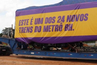 Ao todo, 24 trens estar&atilde;o em BH at&eacute; o fim do ano -  (crédito:  Governo de Minas/Divulga&ccedil;&atilde;o)