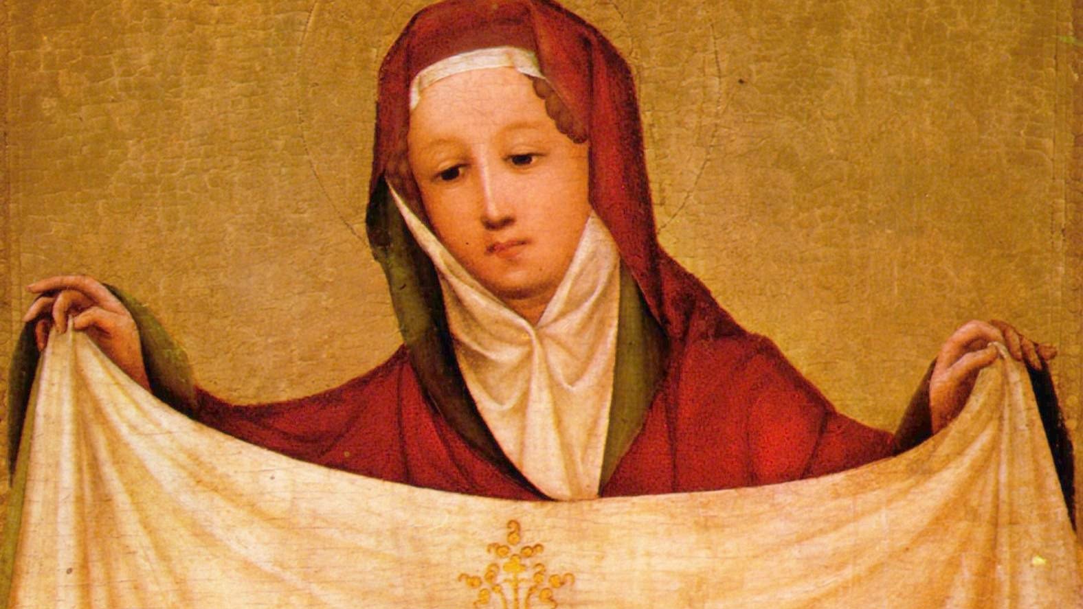 A tradi&ccedil;&atilde;o do Canto da Ver&oacute;nica revive o momento do v&eacute;u com a imagem de Cristo, presente nas celebra&ccedil;&otilde;es da Semana Santa. -  (crédito: Representa&ccedil;&atilde;o)