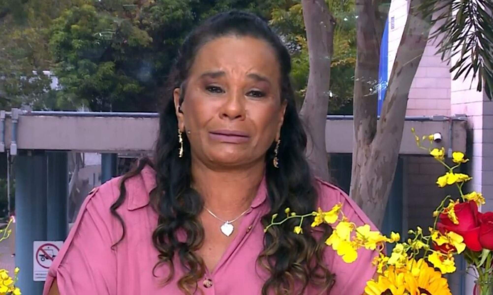 Solange Couto chora ao vivo e pede perdão no Mais Você: ‘Fiquei muito envergonhada’ -  (crédito: Tupi)