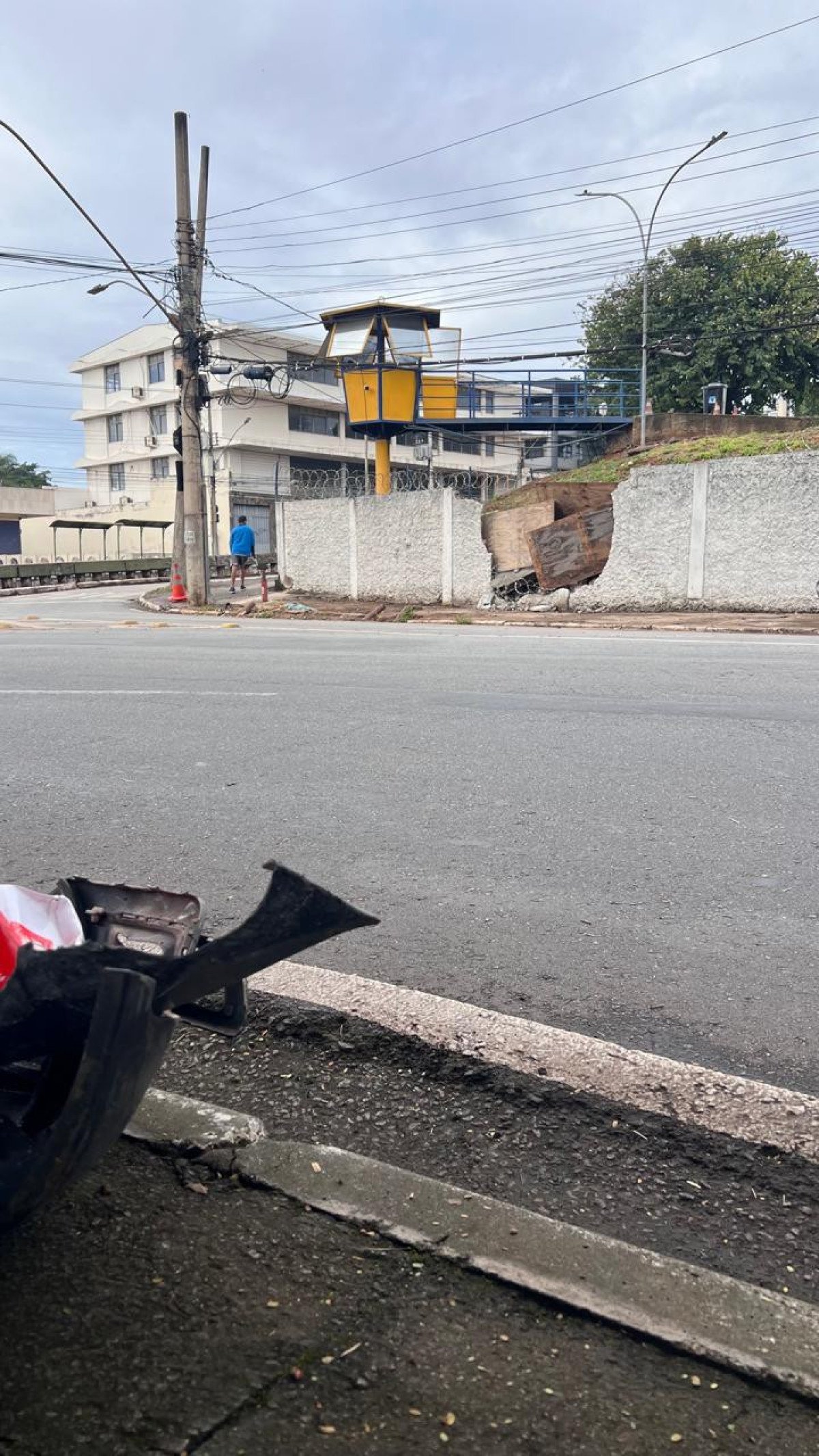 De acordo com vigilante, &eacute; o quarto acidente deste tipo no local