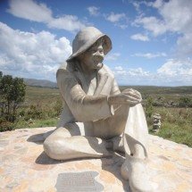 Estátua do Juquinha, na Serra do Cipó, é vandalizada antes da reinauguração - Alexandre Guzanshe/EM/D.A.Press