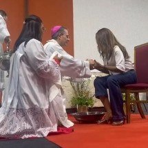 Início do tríduo pascal tem santa ceia e rito do lava-pés - Arquidiocese De BH/Divulgação