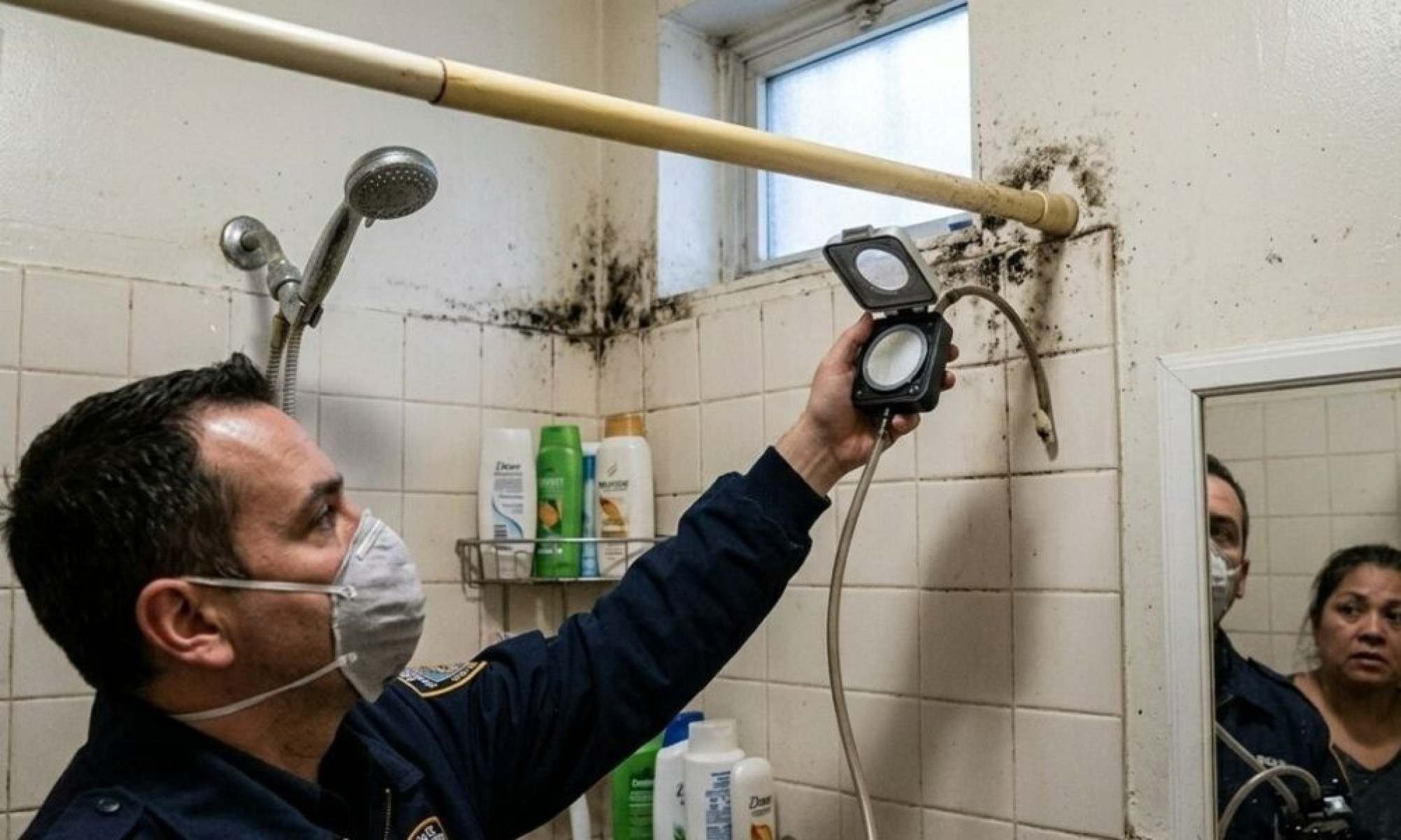 O mofo no rejunte do banheiro pode estar atacando sua respiração -  (crédito: Tupi)