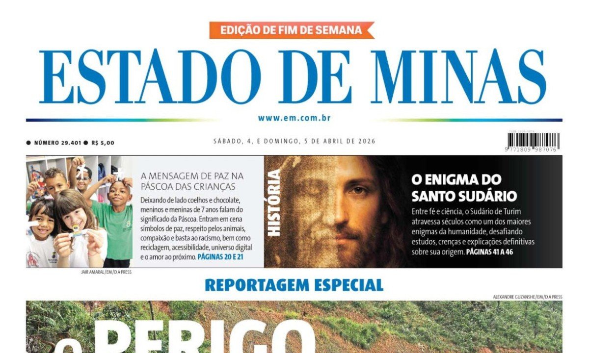 Capa do dia - (crédito: jwilsoncarvalho.mg)