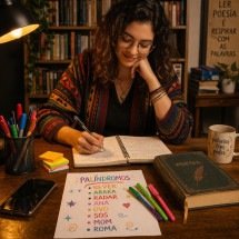 Palíndromos: palavras e frases que também se leem de trás para frente - Imagem gerada por i.a