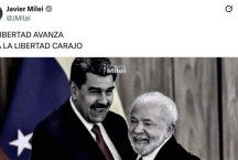 Milei associa Lula a Maduro para festejar invasão americana