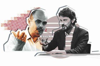 Mateus Simões (PSD) e Marcelo Aro (PP) -  (crédito: Quinho)